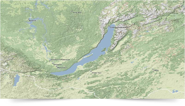 Отдых на Байкале  Большое голоустное Листвянка  Малое море  Ольхон карта расположение 